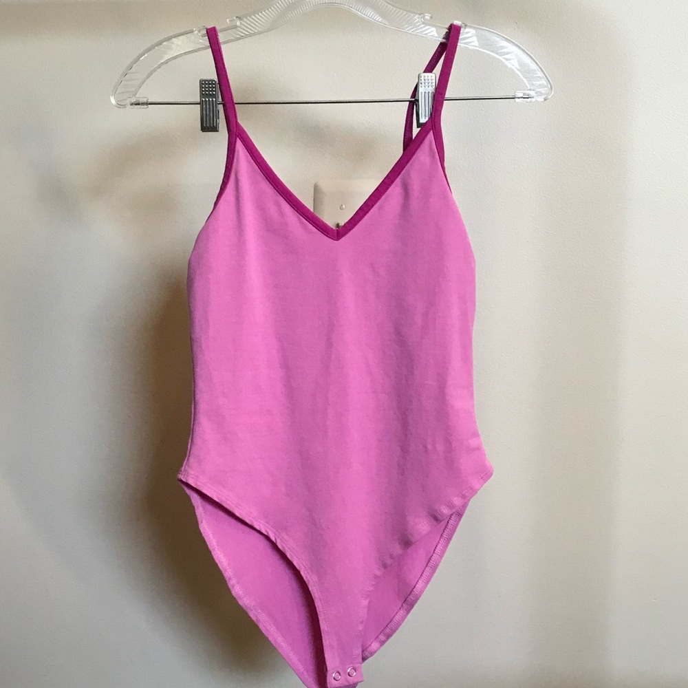 Pink Bodysuit Tank